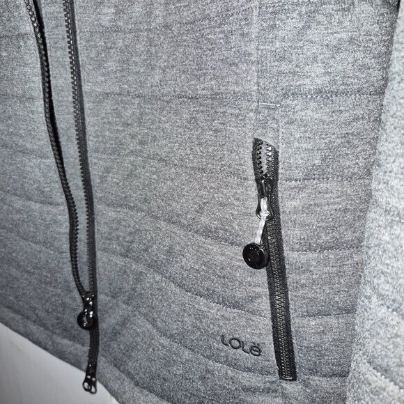 Lolë Gray winter coat size M ( pit to pit 22') in perfect condition.' - Picture 3 of 6